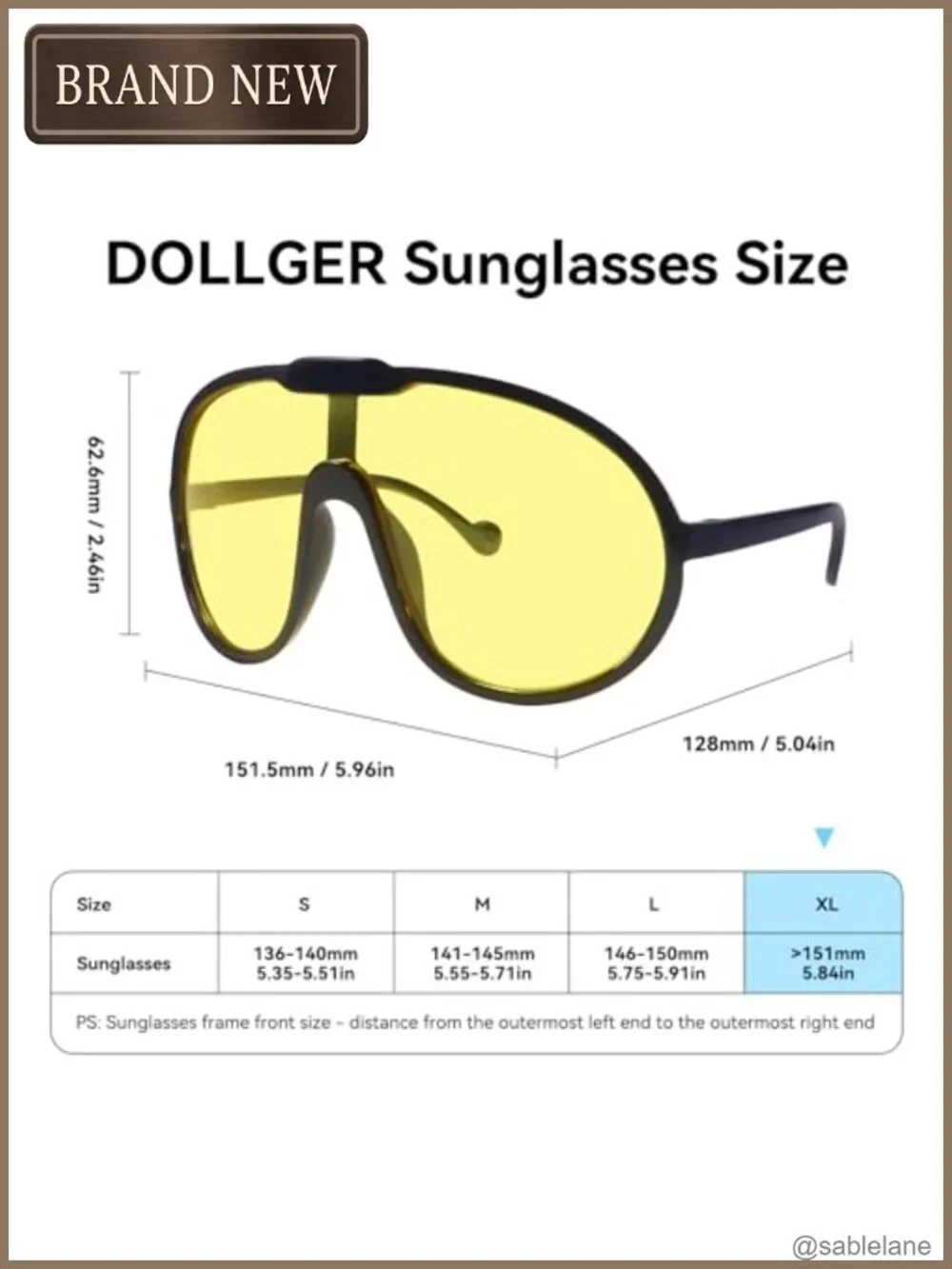 Oversized Shield Sunglasses Women Men UV Protection Driving